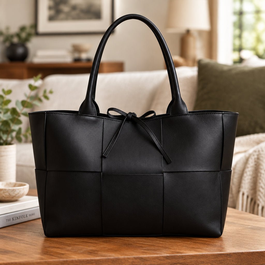 Kallie | Women's Structured Panelled Tote Bag