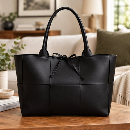 Kallie | Women's Structured Panelled Tote Bag