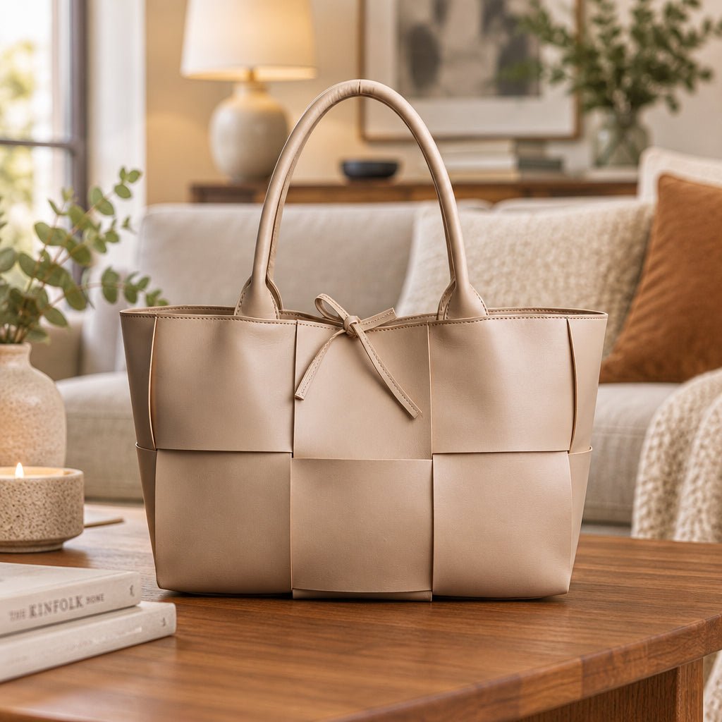 Kallie | Women's Structured Panelled Tote Bag