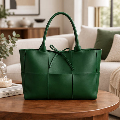 Kallie | Women's Structured Panelled Tote Bag