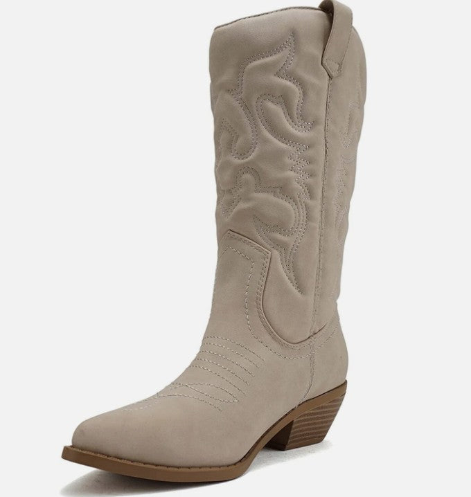 Latisha | Women's Pointed Western Ankle Boots