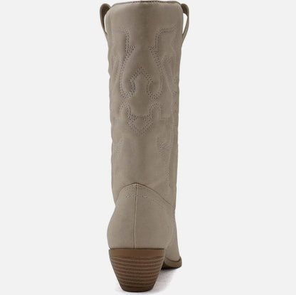 Latisha | Women's Pointed Western Ankle Boots