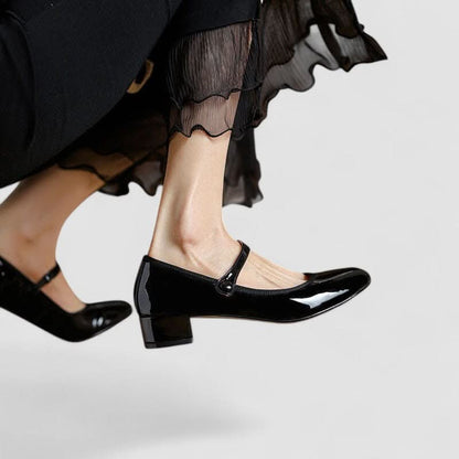 Kyra | Zapatos de tacón Mary Jane para mujer con tira de hebilla