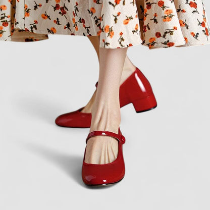 Kyra | Zapatos de tacón Mary Jane para mujer con tira de hebilla