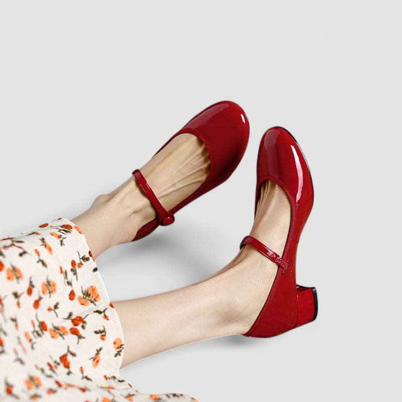 Kyra | Zapatos de tacón Mary Jane para mujer con tira de hebilla