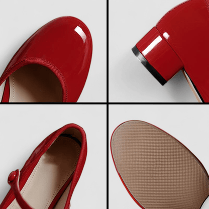 Kyra | Zapatos de tacón Mary Jane para mujer con tira de hebilla