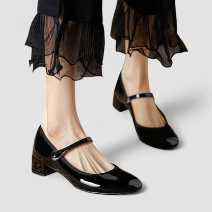 Kyra | Zapatos de tacón Mary Jane para mujer con tira de hebilla