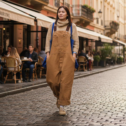 Cierra | Women's Straight-Leg Bib Dungarees