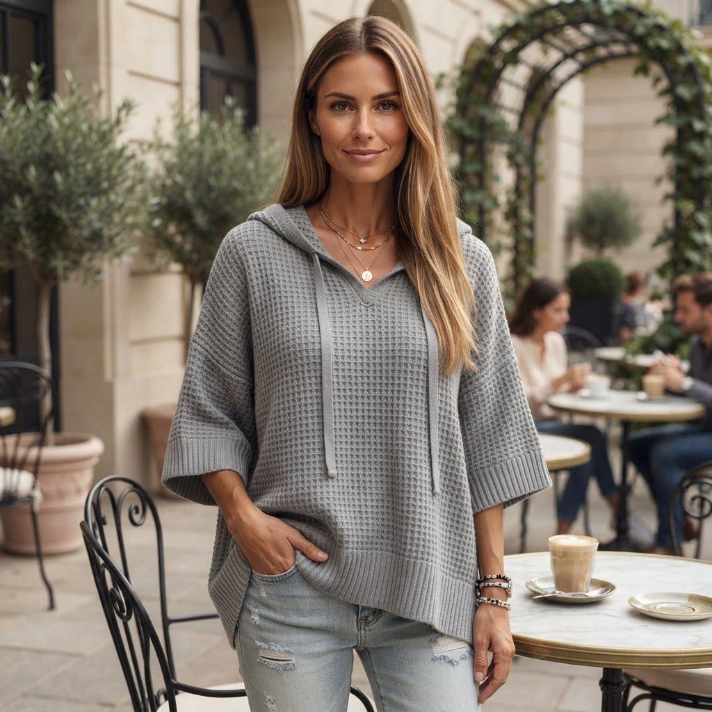 Debbie | Jersey con capucha y mangas dolmán para mujer