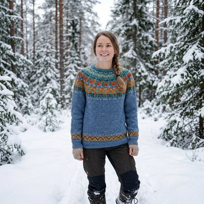 Reid | Herrenpullover im Vintage-Stil mit lockerer Passform und Rundhalsausschnitt