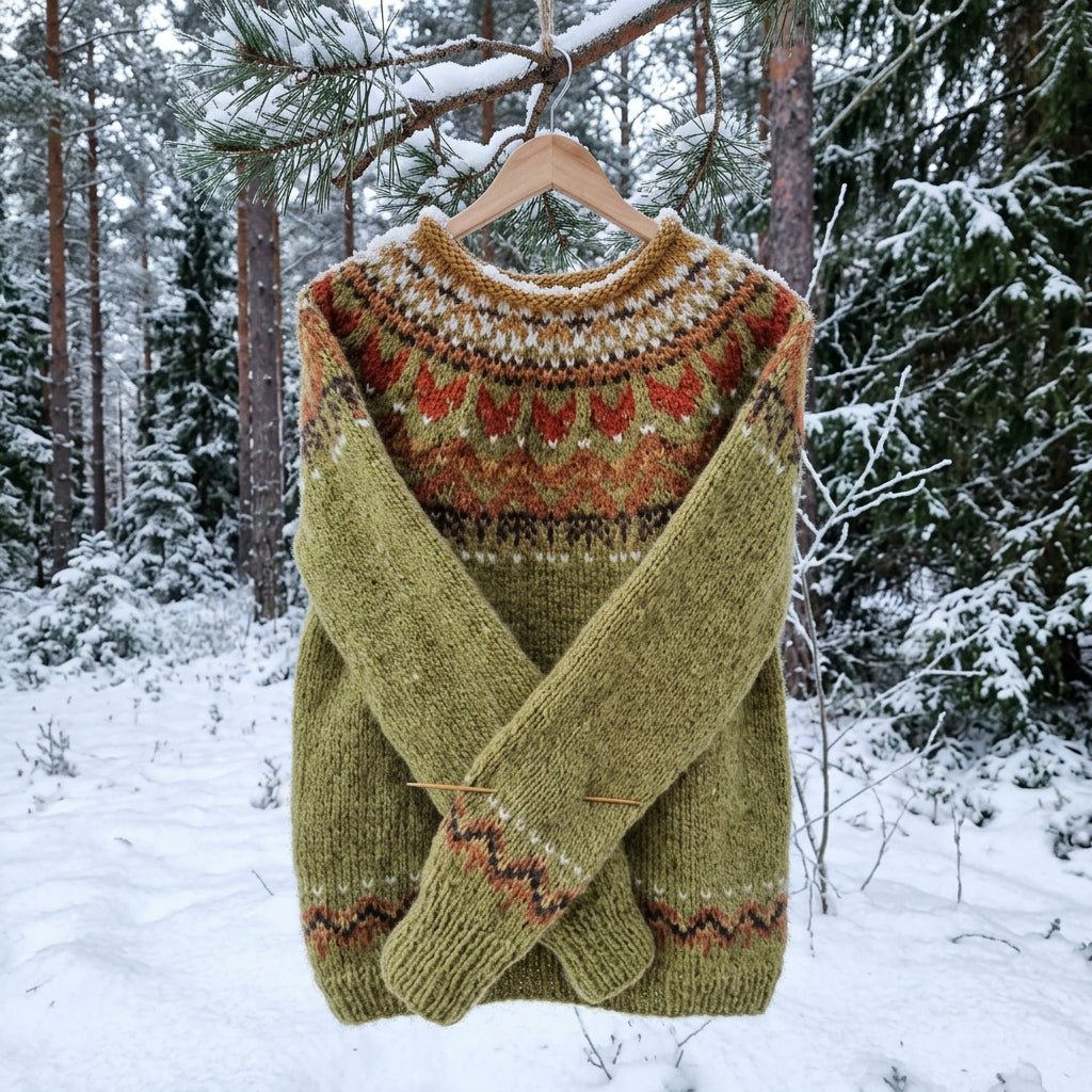 Reid | Herrenpullover im Vintage-Stil mit lockerer Passform und Rundhalsausschnitt