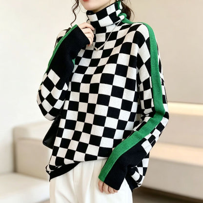 Nayeli | Women's Winter Turtleneck Knit Jumper