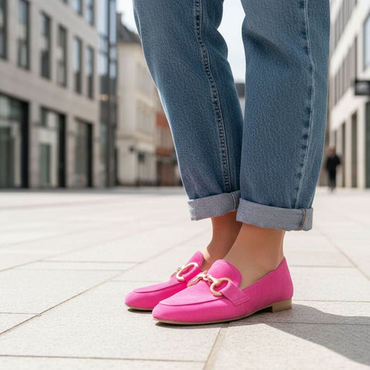 Maren | Women's Gold Accent Slip-On Loafers