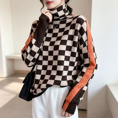 Nayeli | Women's Winter Turtleneck Knit Jumper