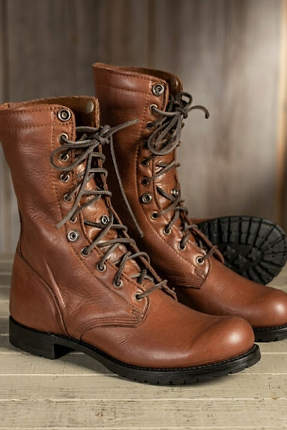 Paola | Damen-Schnürstiefeletten im Combat-Stil