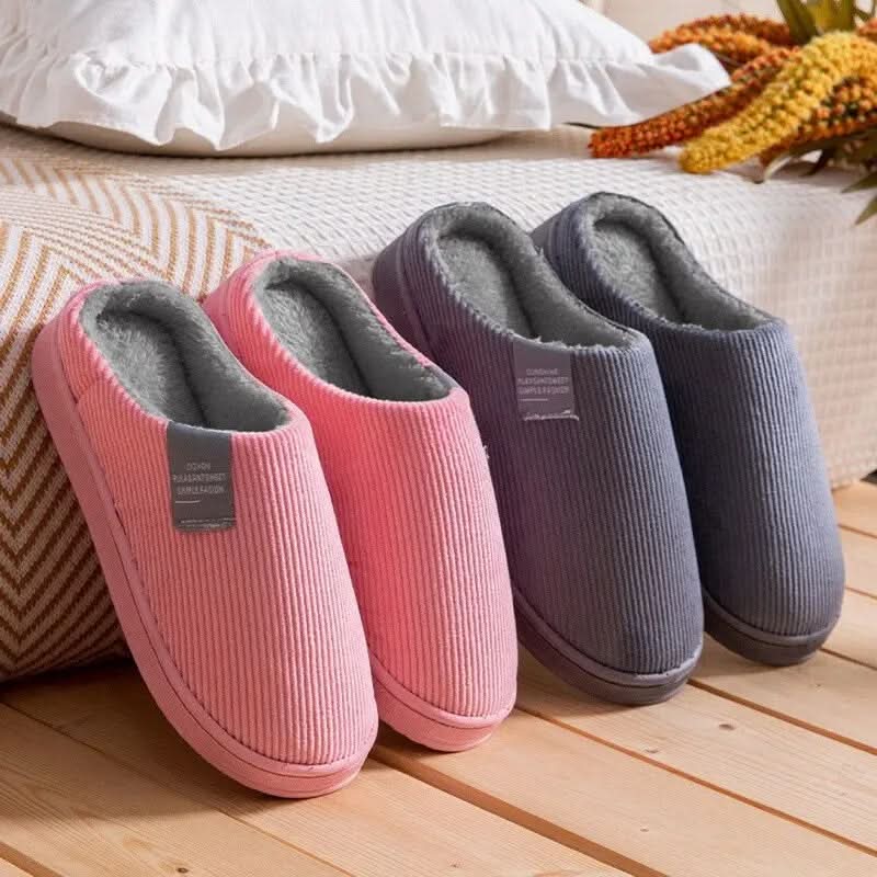 Raina | Women's Winter Plush Cotton Slippers