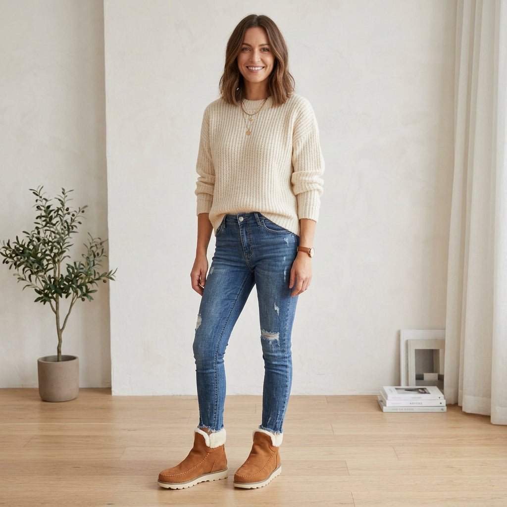 Alysia | Women's Winter Thick-Soled Snow Boots