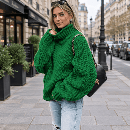 Katy | Oversized-Rollkragenpullover für Damen