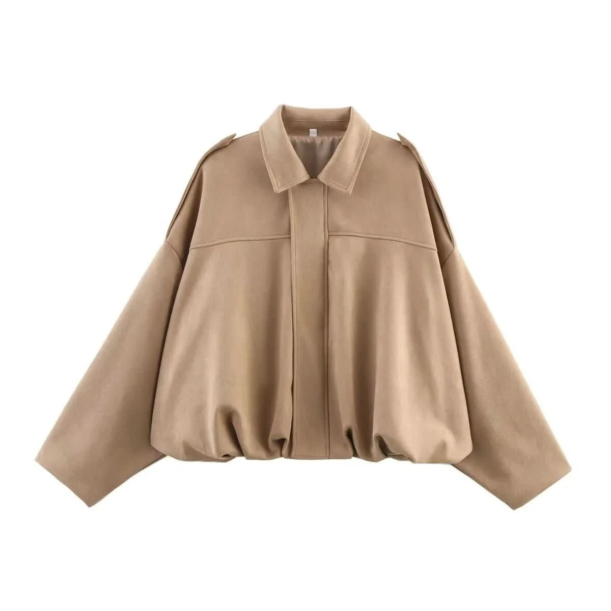 Denise | Women's Bat Sleeve Zip-Up Jacket Casual Outerwear