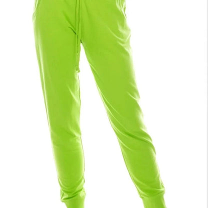 Nicole | Women's Elastic Waist Tapered Jogger Trousers