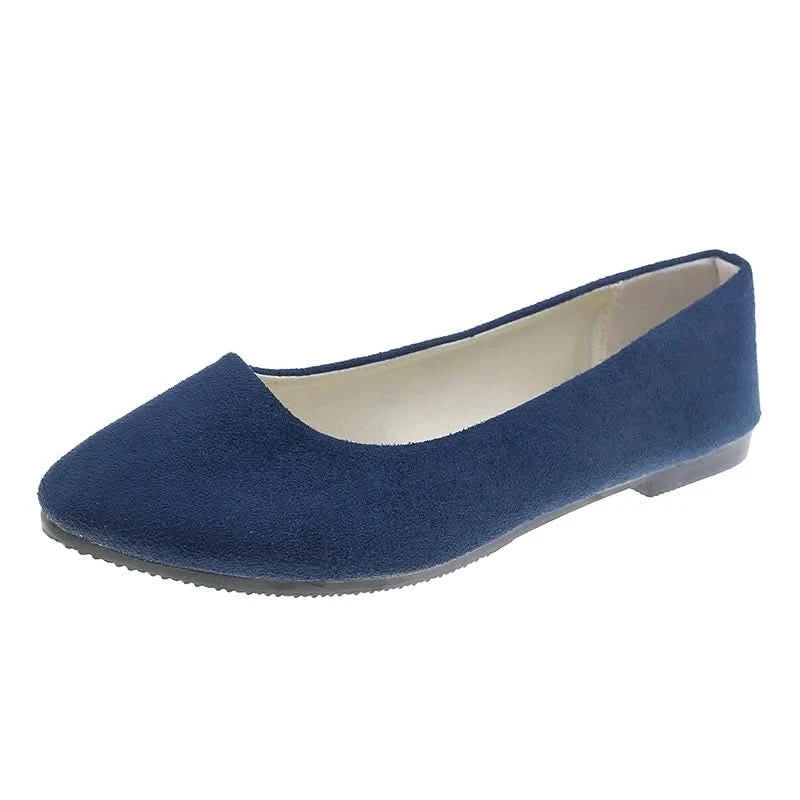 Allison | Women's Pointed Toe Slip-On Ballet Flats