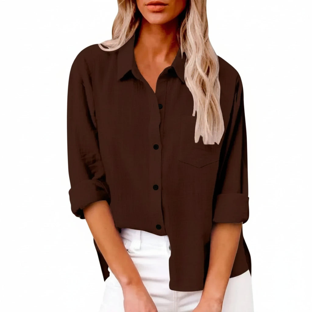Jill | Women's Casual Long Sleeve Relaxed Top