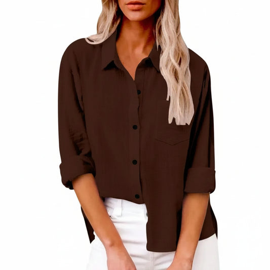 Jill | Women's Casual Long Sleeve Relaxed Top
