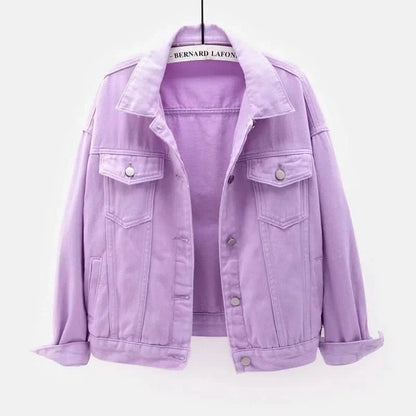 Sabrina | Women's Oversized Jean Jacket Relaxed Fit