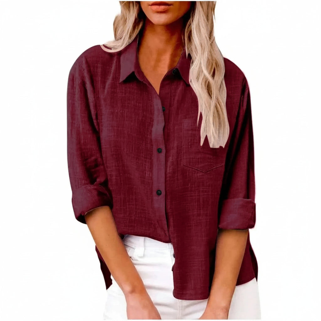 Jill | Women's Casual Long Sleeve Relaxed Top
