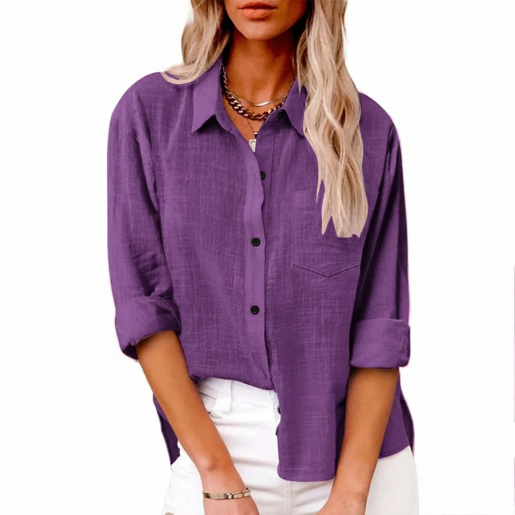 Jill | Women's Casual Long Sleeve Relaxed Top