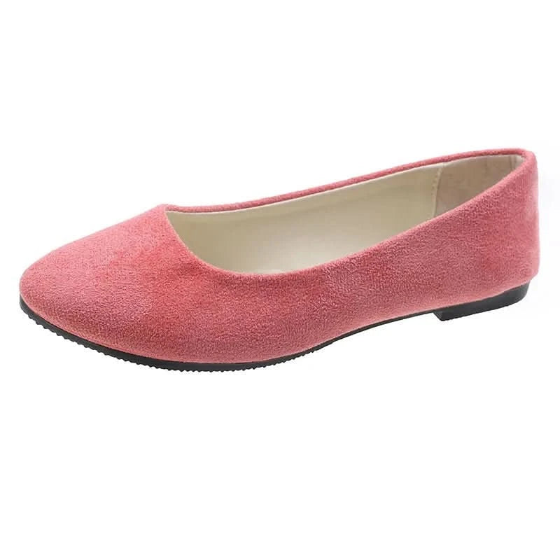 Allison | Women's Pointed Toe Slip-On Ballet Flats