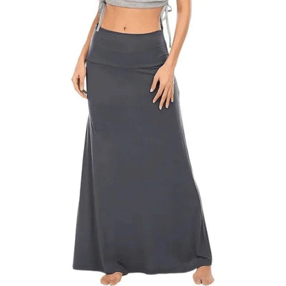 Lillian | Women's High Waist A-Line Maxi Skirt