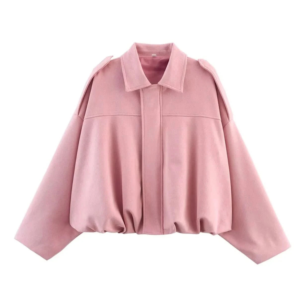 Denise | Women's Bat Sleeve Zip-Up Jacket Casual Outerwear