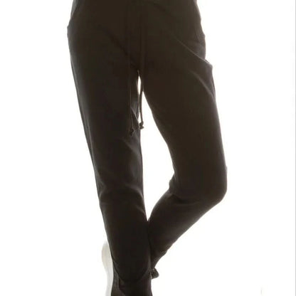 Nicole | Women's Elastic Waist Tapered Jogger Trousers