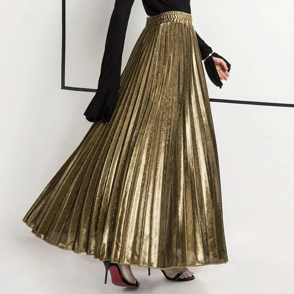 Kira | Women's Pleated High-Waist Maxi Skirt