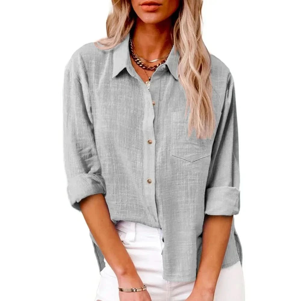 Jill | Women's Casual Long Sleeve Relaxed Top