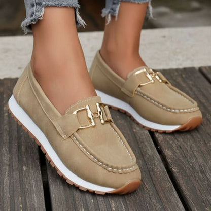 Natalie | Damen-Loafer mit Schnalle zum Hineinschlüpfen