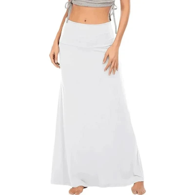 Lillian | Women's High Waist A-Line Maxi Skirt