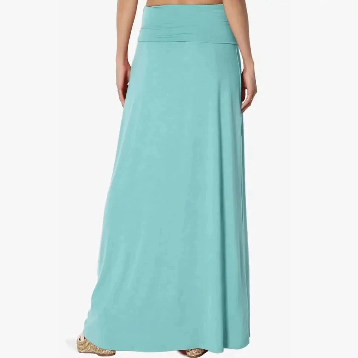 Lillian | Women's High Waist A-Line Maxi Skirt