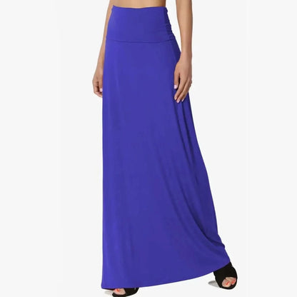 Lillian | Women's High Waist A-Line Maxi Skirt