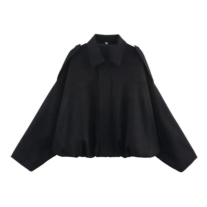 Denise | Women's Bat Sleeve Zip-Up Jacket Casual Outerwear