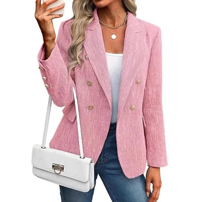 Kathleen | Blazer de corte ajustado y doble botonadura para mujer