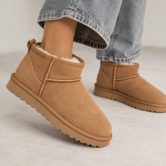 Kia | Women's Winter Faux Fur-Lined Non-Slip Ankle Boots