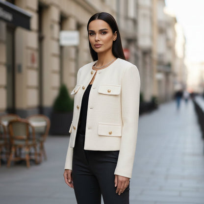 Juanita | Women's Cropped Button-Front Parka