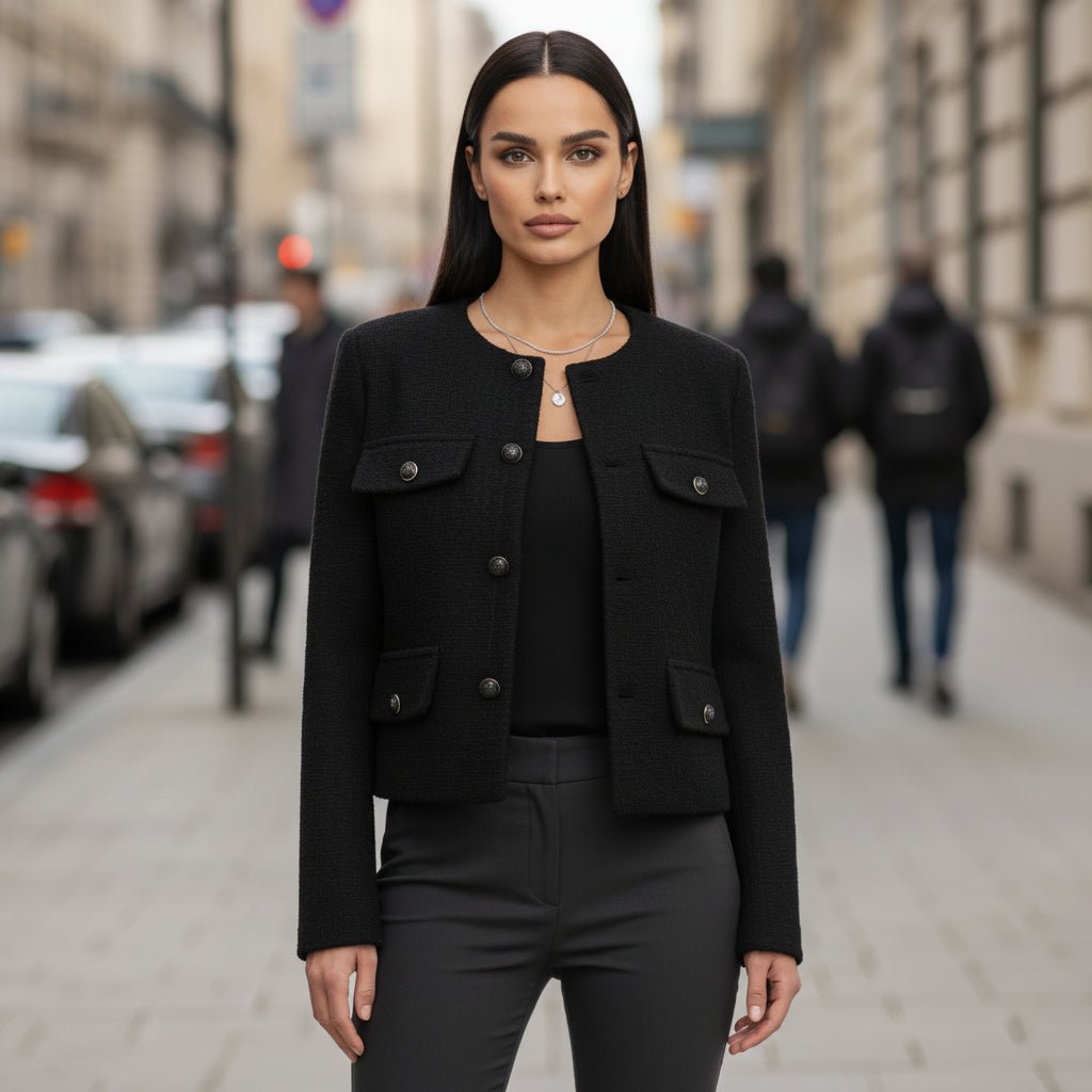 Juanita | Women's Cropped Button-Front Parka