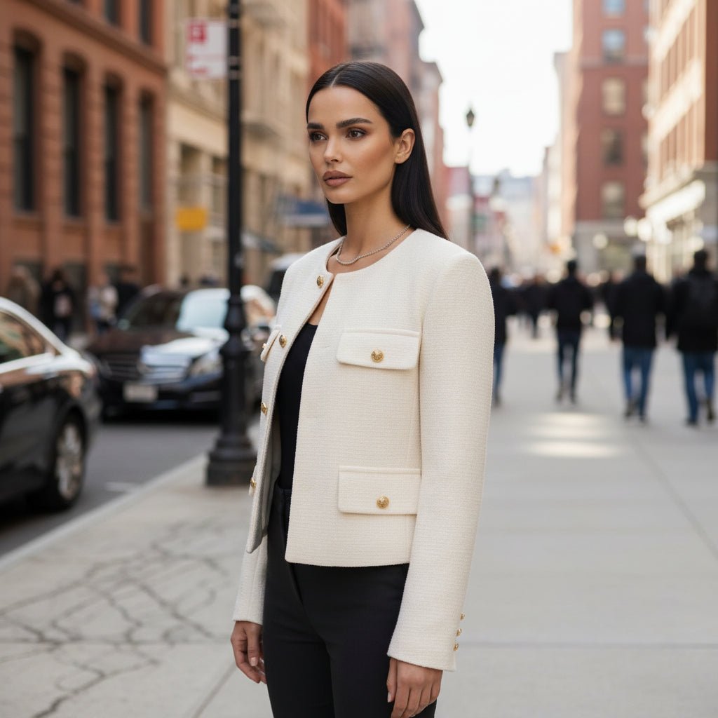 Juanita | Women's Cropped Button-Front Parka
