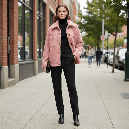 Bertha | Chaqueta holgada con botones y bolsillos para mujer
