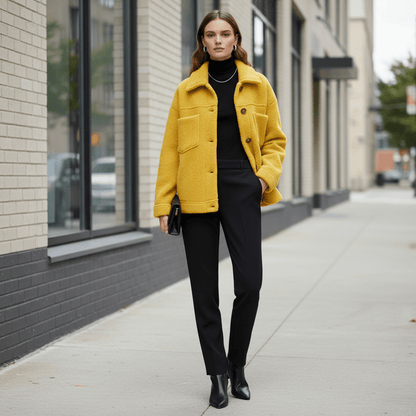 Bertha | Chaqueta holgada con botones y bolsillos para mujer