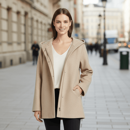 Aimee | Women's Hooded Parka Coat for Layering