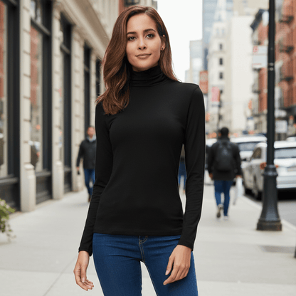 Laurie | Women's Winter Turtleneck Knit Jumper